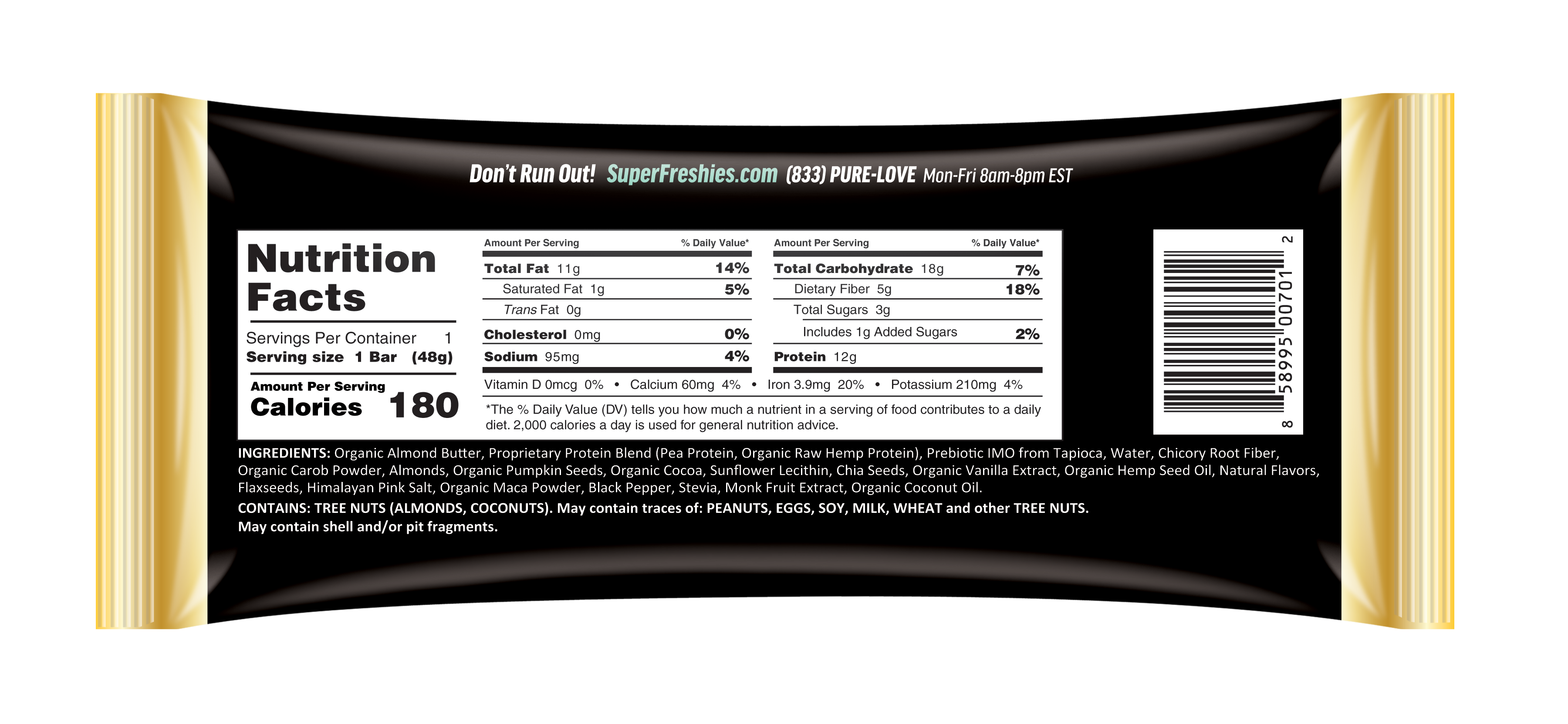 Nutty Chocoholic™ Superfood Nutrition Bars