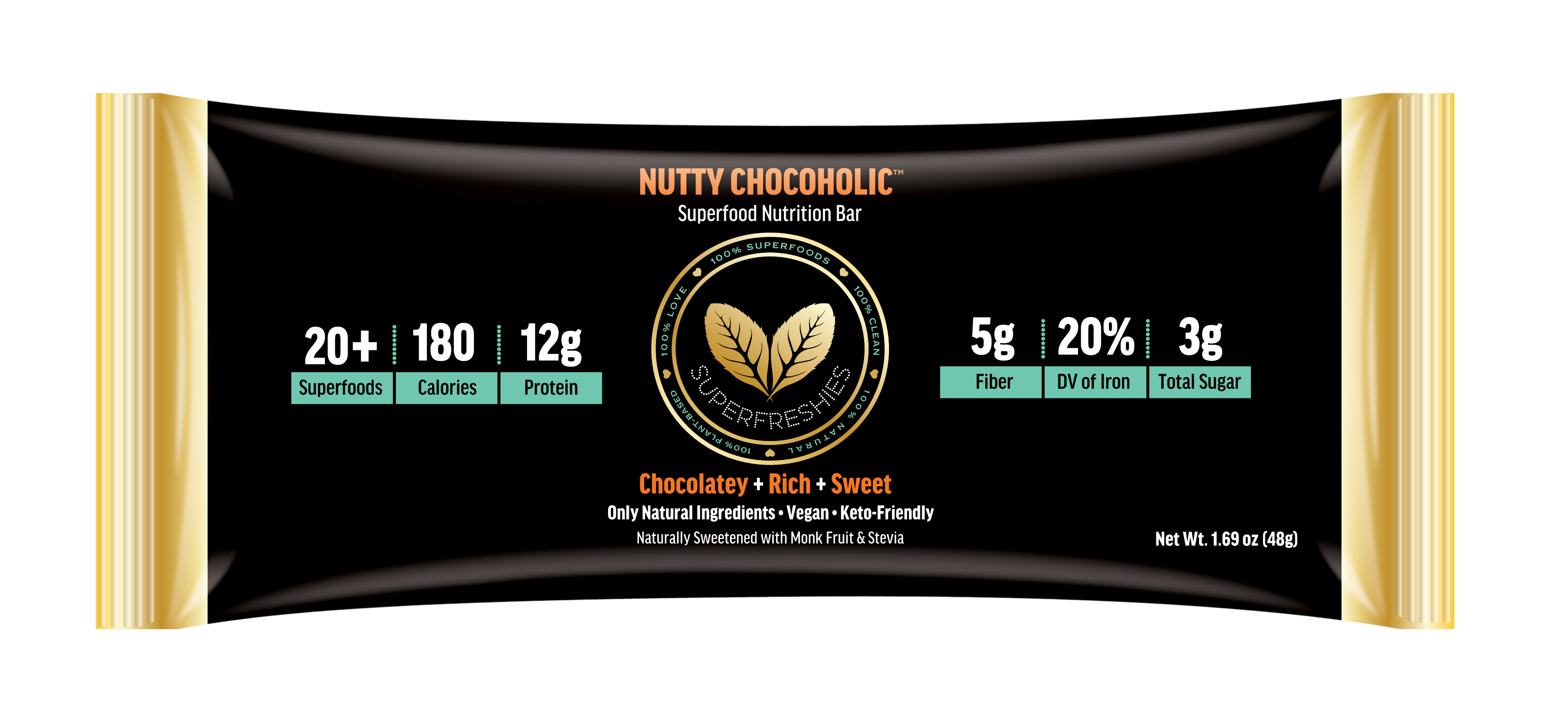 Nutty Chocoholic™ Superfood Nutrition Bars